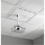 Chief 2" x 2" Suspended Ceiling Storage Box with Column Drop - White