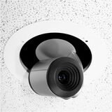 Vaddio In-Ceiling Half Recessed Enclosure - For PTZ Cameras - White