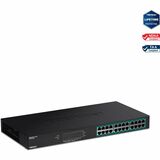 TRENDnet 24-port GREENnet Gigabit PoE+ Switch (370W)