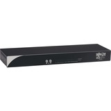 B072-016-1A Tripp Lite by Eaton NetCommander 16-Port Cat5 KVM Switch 1U Rack-Mount with PS2 to USB Input Adapter