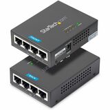 StarTech 4 Port Gigabit Midspan - PoE+ Injector - 802.3at and 802.3af
