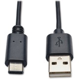 Tripp Lite by Eaton 3ft USB 2.0 Hi-Speed Cable A Male to USB Type-C USB-C Male 3'