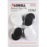 Lorell Plastic Cap Magnetic Paper Clips