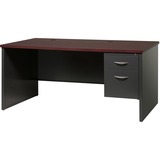 Lorell Fortress Modular Series Right-Pedestal Desk