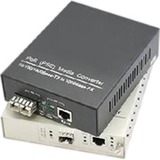 AddOn 10/100/1000Base-TX(RJ-45) x4 to 2 Open SFP Port POE Media Converter