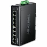 TRENDnet 8-port hardened Industrial Gigabit PoE+ Switch