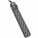 Tripp Lite series Power It! 6-Outlet Power Strip, 6 ft. Cord, Black Housing