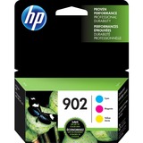 Hewlett Packard - HP 902 3-pack Cyan/Magenta/Yellow Original Ink Cartridges