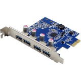 VisionTek Four Port USB 3.0 x1 PCIe Internal Card for PCs and Servers