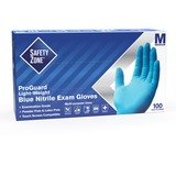 Safety Zone Powder Free Blue Nitrile Gloves