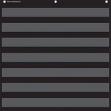 Teacher Created Resources Black 7 Pocket Chart