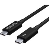 Plugable Thunderbolt 3 Cable 20Gbps Supports 100W (20V, 5A) Charging, 6.6ft/2m