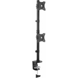 StarTech Desk-Mount Dual Monitor Mount - Vertical - Steel
