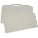 Strathmore Envelope #10 - 9 1/2" Width x 4 1/8" Length - Gummed - Natural White - Cotton - 500 / Box