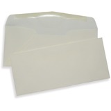 Strathmore Envelope #10 - 9 1/2" Width x 4 1/8" Length - Gummed - Natural White - Cotton - 500 / Box