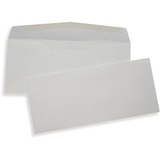 Strathmore Envelope #10 - 9 1/2" Width x 4 1/8" Length - Gummed - Cotton - 500 / Box - Bright White