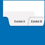 ALL-STATE LEGAL "Exhibit" Alphabetic Bottom Sets Collated