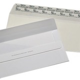 Sheffield Linen Stationery #10 Envelopes - 4 1/ 8" x 9 1/2" , 24lb., 500/Box #10, 24 lb. Gummed Envelope, Off-White, Wove Finish, Sheffield Linen, 100% Cotton, 100% Recycled, 500/BX