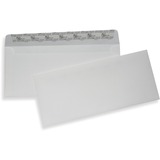 Perfect Image Envelopes #10 - 9 1/2" Width x 4 1/8" Length - Pull & Seal - Cotton - 500 / Box - Radiant White