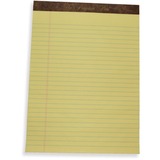 Premium Pad Legal Pads 8 1/2" x 11 3/4" , Premium Legal Pad, Canary 16 lb. Paper, 60 pt. Backer, 50 Sheets/Pad, 12 Pads/DZ