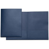 ALL-STATE LEGAL Presentation Folder 9"W x 12"H Blue Presentation Folder, 100 lb. Linen Cover Stock, 100/BX