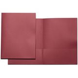 ALL-STATE LEGAL Presentation Folder 9"W x 12"H Burgundy Presentation Folder, 100 lb. Linen Cover Stock, 100/Box