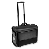 ALL-STATE LEGAL Carrying Case (Roller) Binder, File - Black Water Resistant - Ballistic Nylon Body - Telescoping Handle - 13.5" Height x 9" Width x 18" Depth - 1 Pack