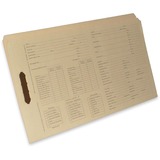 ALL-STATE LEGAL Straight Tab Cut Legal Recycled Fastener Folder