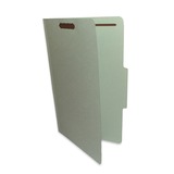 ALL-STATE LEGAL 1/3 Tab Cut Legal Recycled Top Tab File Folder Legal, 2" Tyvek Expansion, 1/3 Cut Top Tab, Gray/Green, Duo-Prong Pressboard Folder, 60% Recycled, 30% PCW, 25/BX