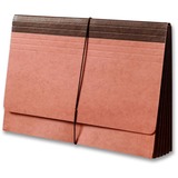 Fibre-Guard Recycled File Wallet 10"H x 15"W with 5 1/4" Fully Reinforced Tyvek Gusset, Fibre-Guard Wallet, Elastic Cord Closure, Recycled, 10% PCW, 25/CT