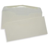 Crane Envelope #10 - 9 1/2" Width x 4 1/8" Length - Gummed - Cotton - 500 / Box - Natural White