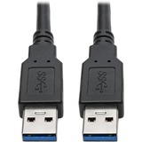 Tripp Lite series U325-006 USB 3.0 SuperSpeed A/A Cable (M/M), Black, 6 ft.