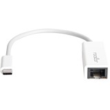 Rocstor USB-C to Gigabit Ethernet Network Adapter Mac & PC Compatible - White