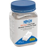 Tripp Lite series Cat6 RJ45 Modular Plug for Round Stranded UTP Conductor 4-Pair, 100 Pack
