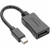 Tripp Lite series Mini DisplayPort to DisplayPort Adapter-4K x 2K @ 60 Hz, Keyspan, Black, 6 in.