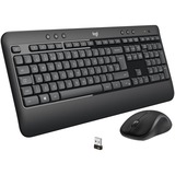 Logitech MK540 Advanced Wireless Keyboard and Mouse Combo for Windows, 2.4 GHz Unifying USB-Receiver, Multimedia Hotkeys, 3-Year Battery Life, for PC, Laptop