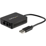 StarTech USB 2.0 to Fiber Optic Converter - 100BaseFX SC