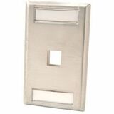 Ortronics Single-Gang Face Plate - Holds One Keystone Module