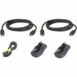 ATEN 1.8M USB DisplayPort Dual Display Secure KVM Cable Kit