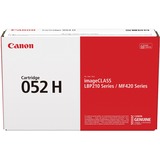 Canon 052H Original High Yield Laser Toner Cartridge - Black - 1 Each