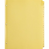 Business Source A-Z Clear Plastic Tab Index Dividers