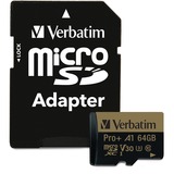 Verbatim PRO Plus 64 GB Class 10/UHS-I (U3) microSDXC - 1 Pack