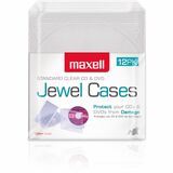 Maxell Jewel Box Clear 12 Pack