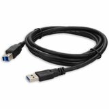 AddOn 10ft USB 3.0 (A) Male to USB 3.0 (B) Male Black Cable