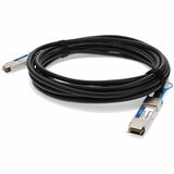 Brocade (Formerly) Compatible TAA Compliant 40GBase-CU QSFP+ to QSFP+ Direct Attach Cable (Active Twinax, 2m)