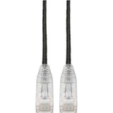 Tripp Lite series Cat6 UTP Patch Cable (RJ45) - M/M, Gigabit, Snagless, Molded, Slim, Black, 3 ft.