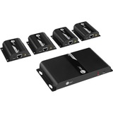 SIIG 4-Port HDMI Splitter over Cat6 Extender with IR - 40m