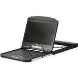 ATEN 1U Ultra Short Depth Single Rail WideScreen LCD Console (USB / HDMI)