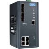 Advantech 4GE PoE + 2G SFP + 2 VDSL2 Port Managed Redundant Industrial Switch