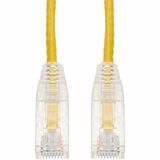 AddOn 15ft RJ-45 (Male) to RJ-45 (Male) Straight Yellow Cat6 UTP Slim PVC Copper Patch Cable